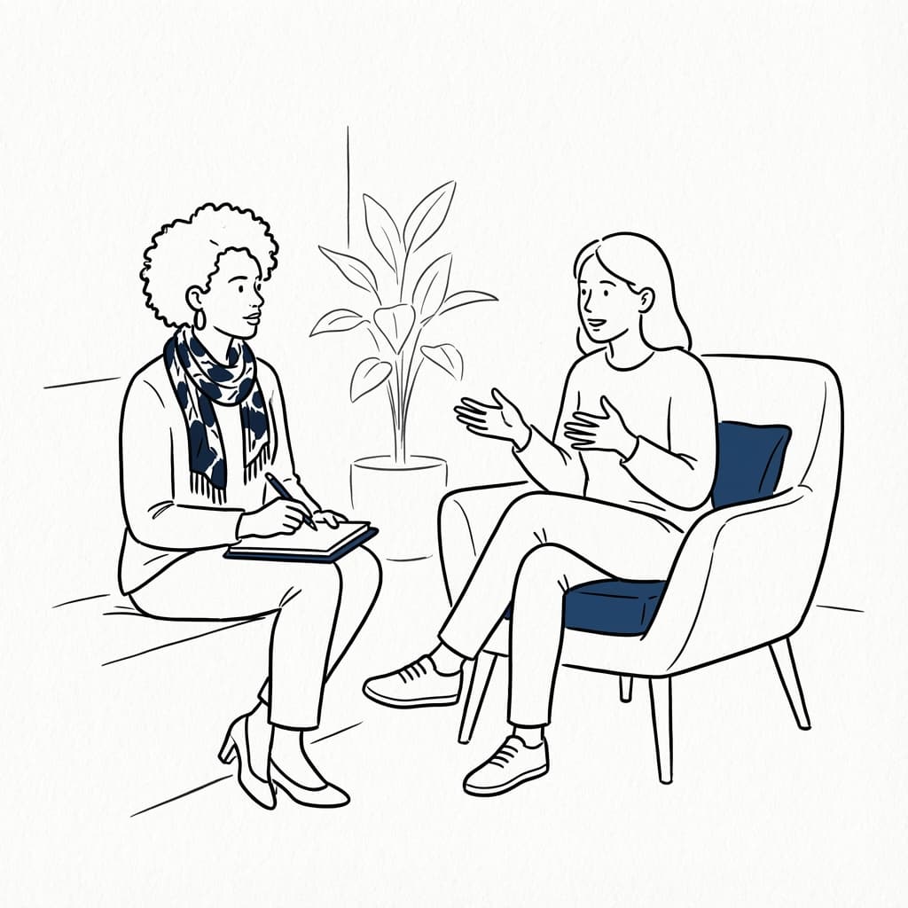 Contact consultation illustration