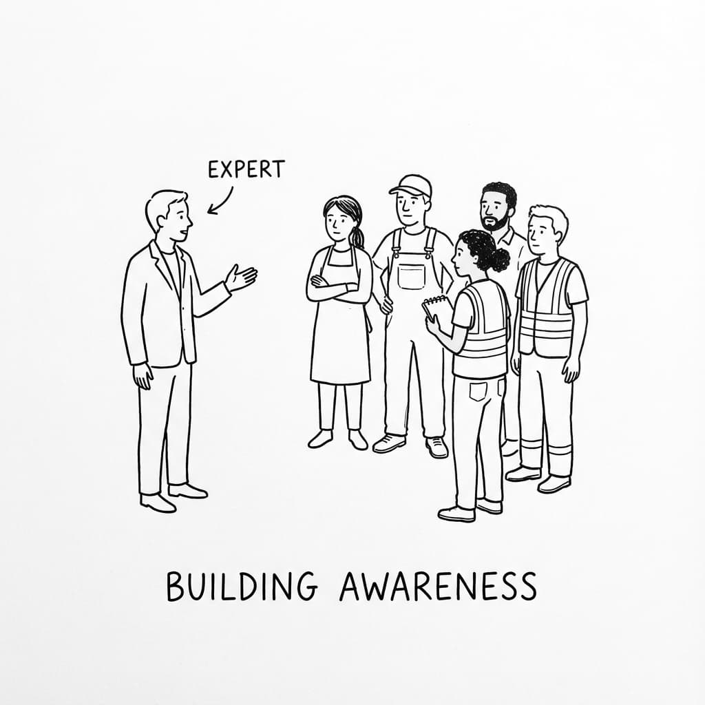 Building Awareness illustration